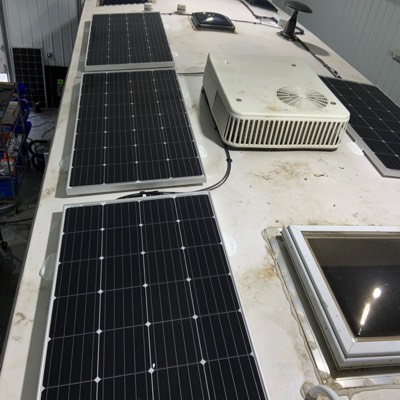 Solar array with 160W panels